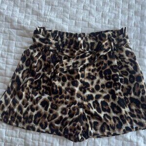 Leopard Print Women's Shorts